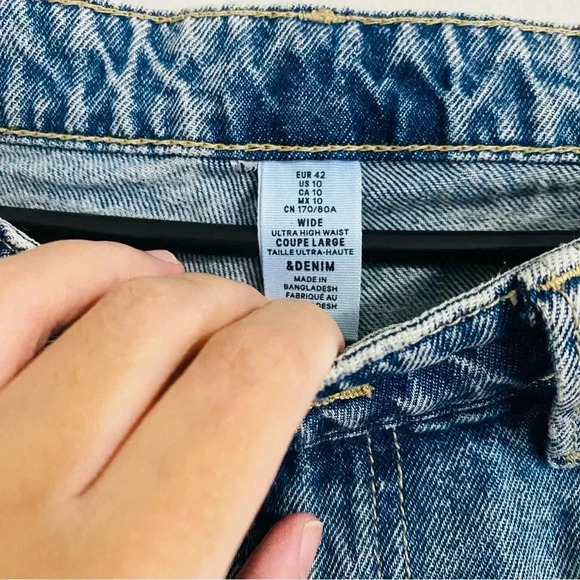 HM wideleg jeans NWOT - Picture 2 of 2